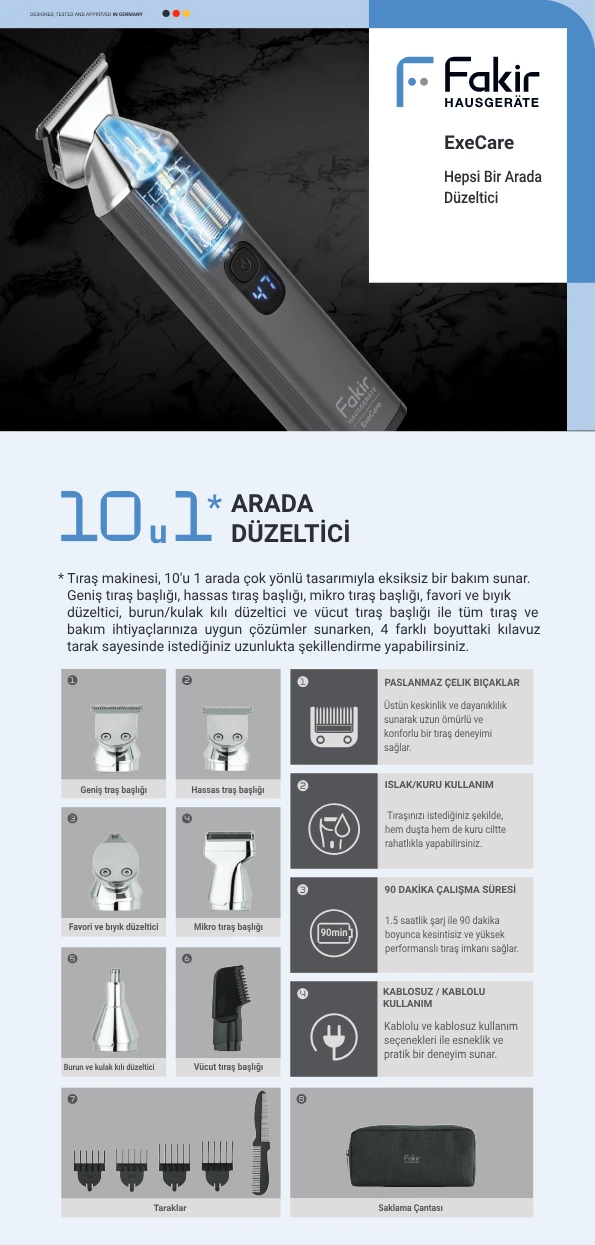 ExeCare Traş Makinesi