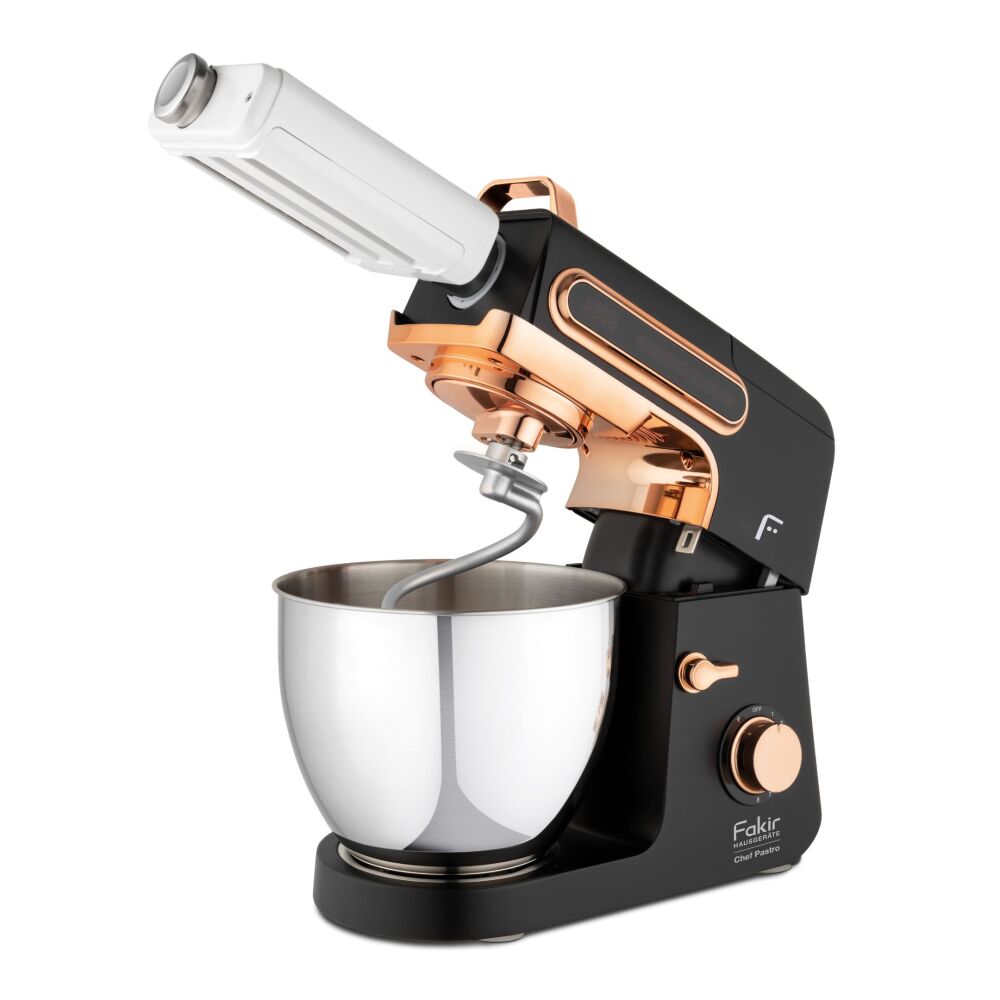 Fakir Chef Pastro Mutfak Şefi & Stand Mikser 3'ü 1 Arada Makarna Aparatı, 1800 W, 6 Litre, Zamanlayıcı Ayarı, Black - 5