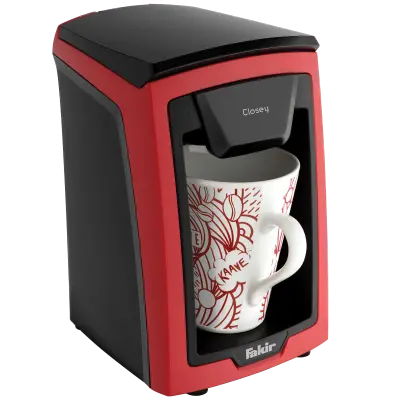Closey Kişisel Filtre Kahve Makinesi Kırmızı - Galeri