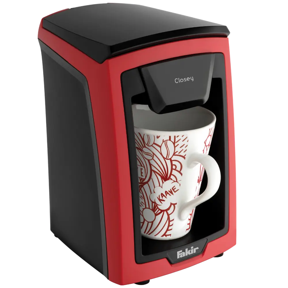 Closey Kişisel Filtre Kahve Makinesi Kırmızı - 1