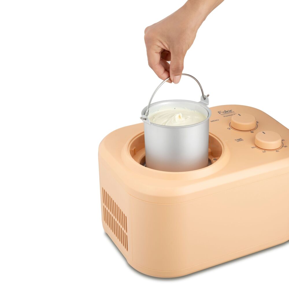 Fakir Premium Icy Dondurma Yapma Makinesi-Peach - 5