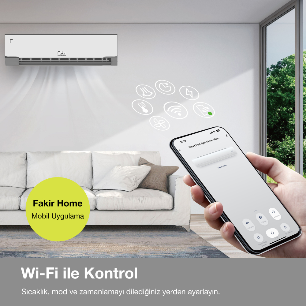 Fakir Smart Feel 12000 Btu Split Klima - 5