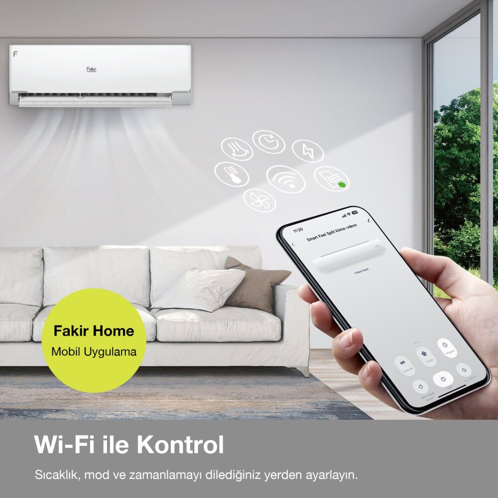 Fakir Smart Feel 9000 Btu Split Klima - 5