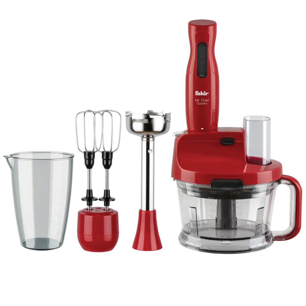 Mr Chef Quadro Blender Set Kırmızı - 1