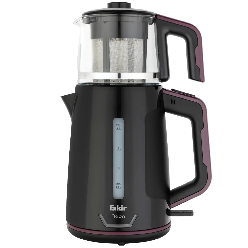 Fakir Neon Çay Makinesi Siyah Violet - 1