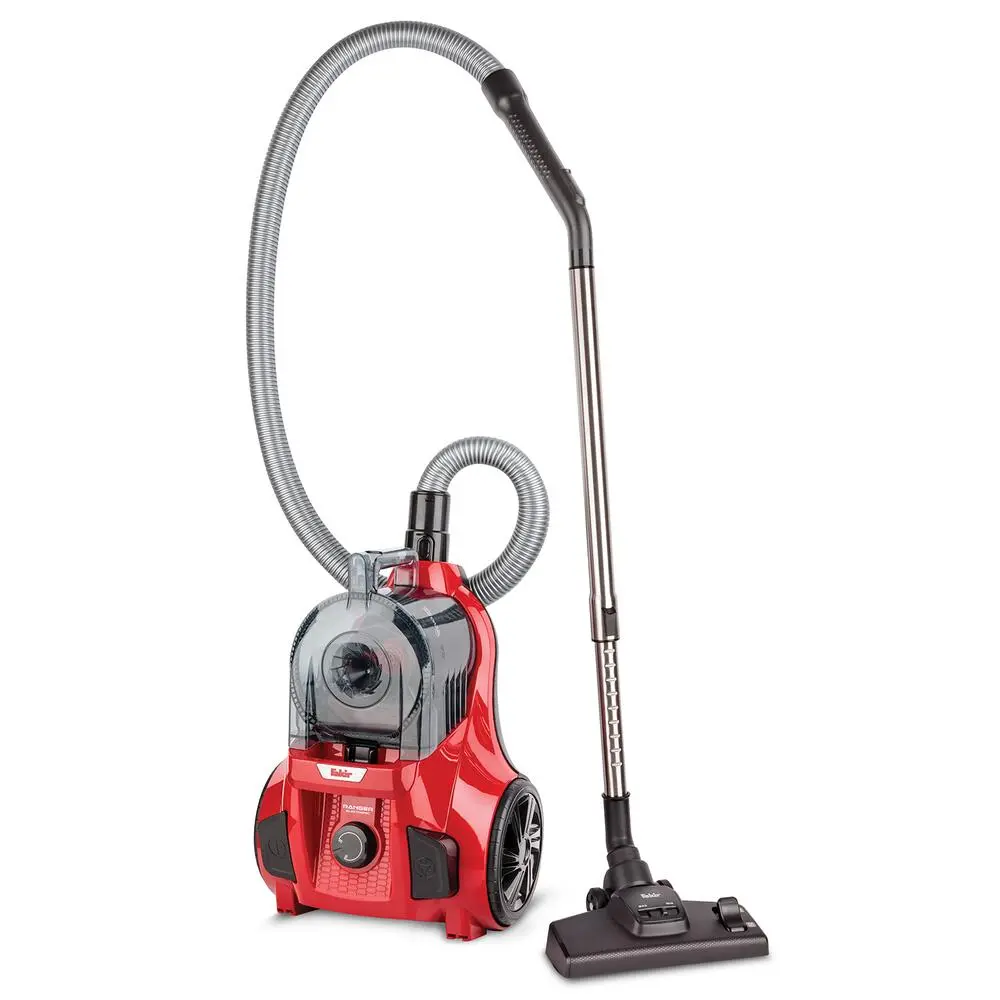 Fakir Ranger Electronic Toz Torbasız Süpürge Alerji Dostu HEPA 13 Filtre, Kırmızı - 2