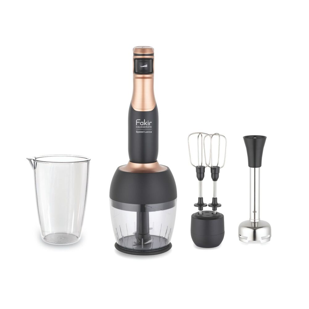 Fakir Speed Lucca Blender Seti 4 Parça 1000W Black & Copper - 1
