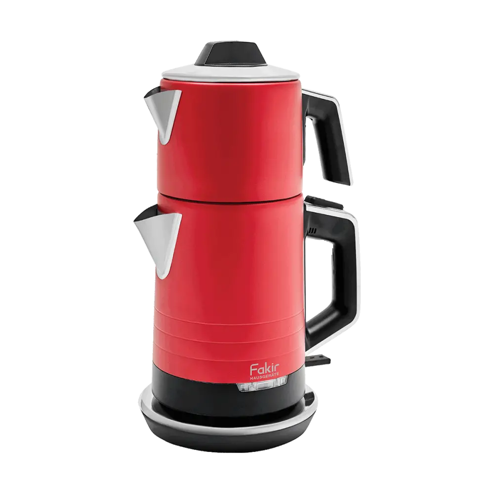 Fakir Temper Çay Makinesi & Kettle , Paslanmaz Çelik, 1800W 1.7 Litre Rouge - 2