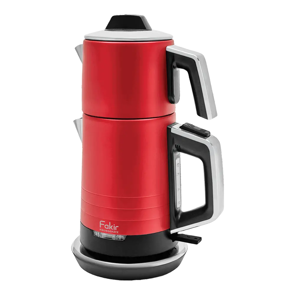 Fakir Temper Çay Makinesi & Kettle , Paslanmaz Çelik, 1800W 1.7 Litre Rouge - 4