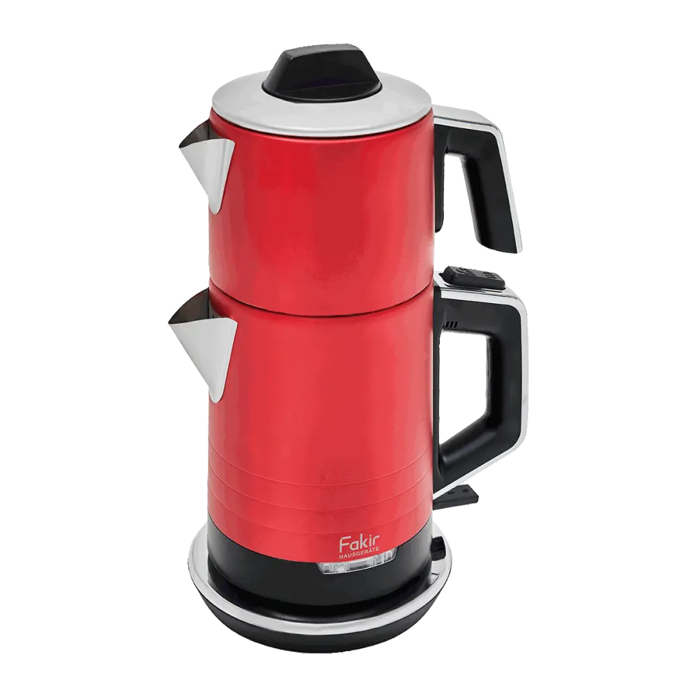 Fakir Temper Çay Makinesi & Kettle , Paslanmaz Çelik, 1800W 1.7 Litre Rouge - 3